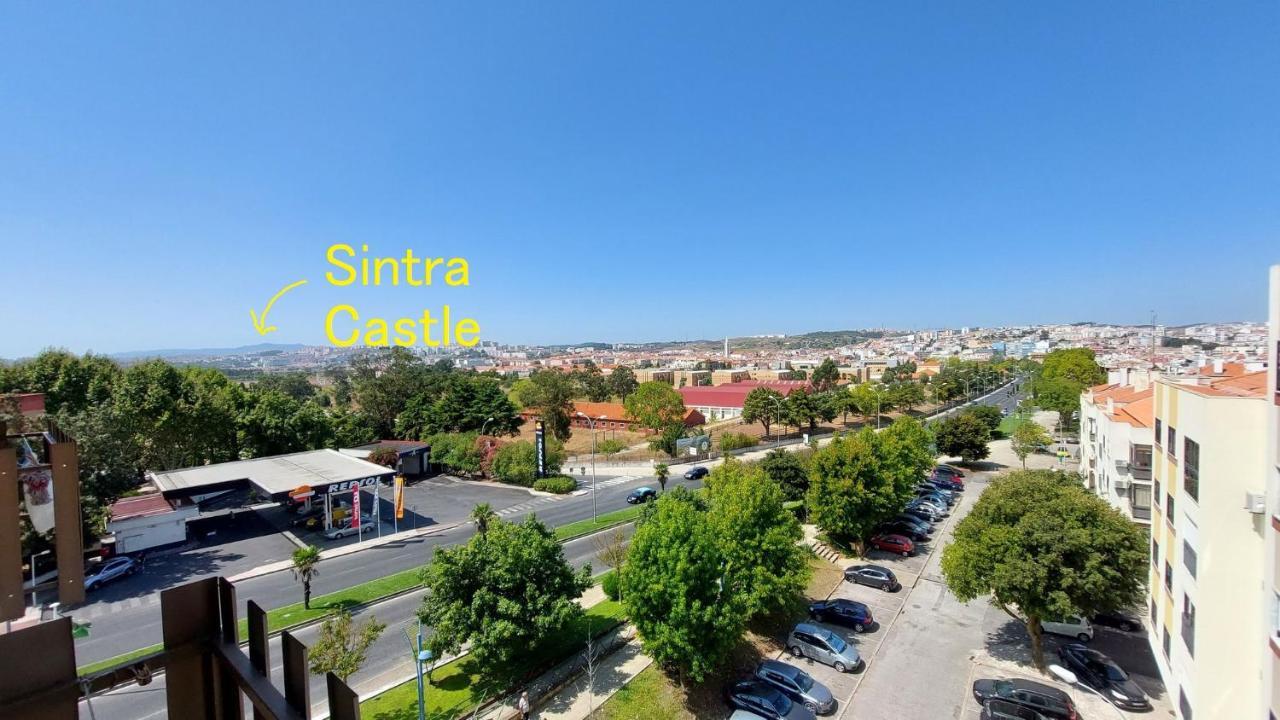 Enjoy Lisbon Cascais Sintra 1200 Metres To Metro Blue Line Sintra Rail Line Free Parking Apartment Amadora Exterior photo